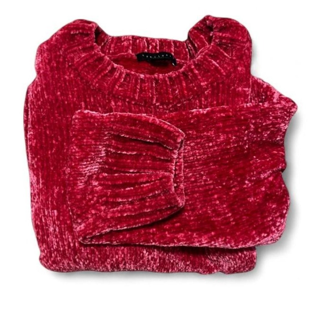 Pink velour Sanctuary sweater‎ size medium